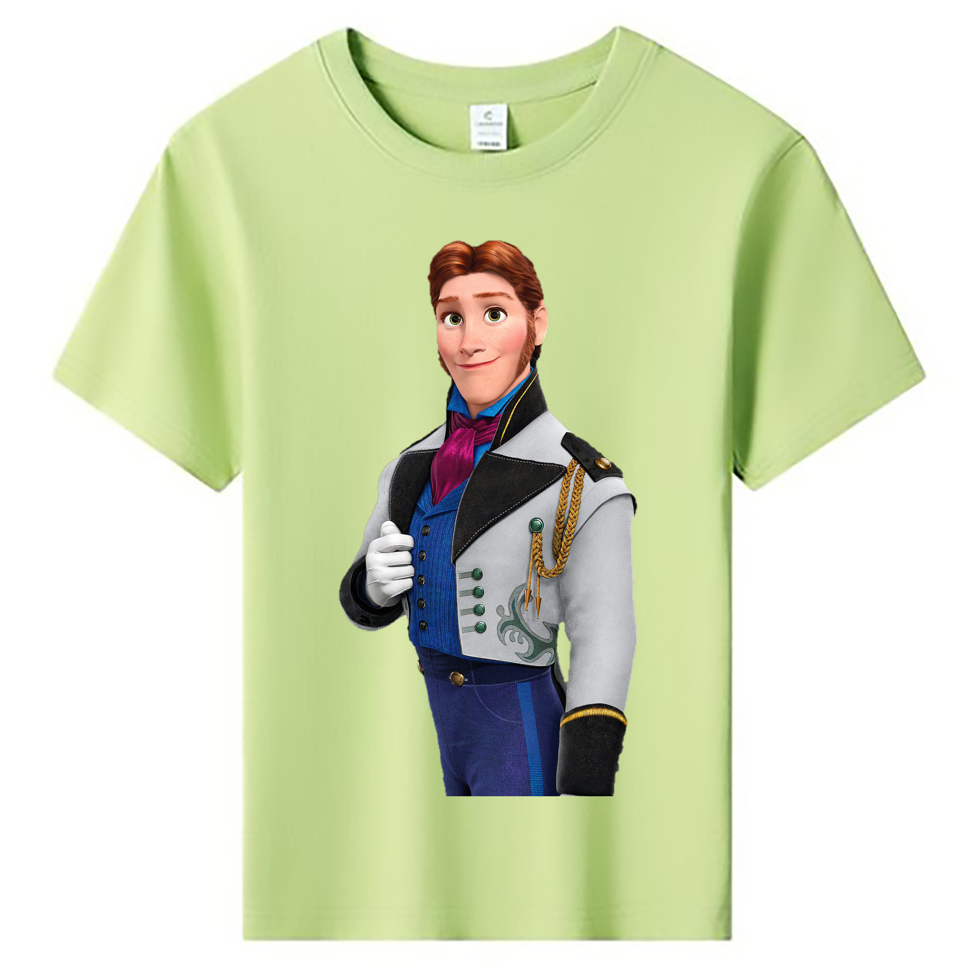 （画像用） アナと雪の女王 アンナ エルサ Frozen Anna Elsa 綿100％キッズTシャツ（フロントプリント）